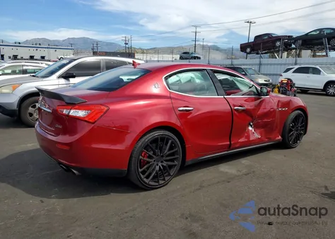 2017 Maserati Ghibli S z USA, uszkodzony, nr VIN ZAM57RSSXH1240906